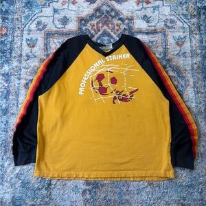 Vintage 725 Professional Striker Soccer Long Sleeve T-shirt Large